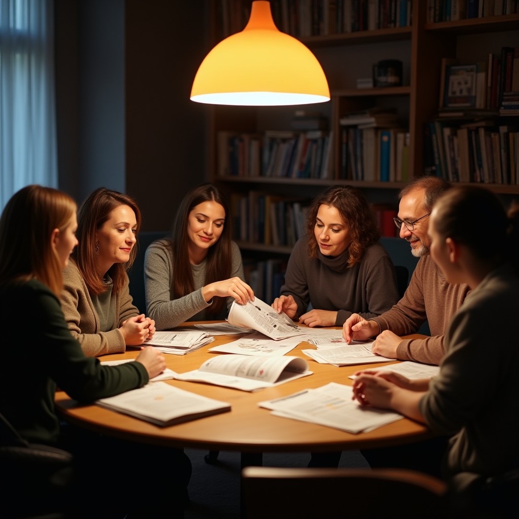 Обсуждение финансовых новостей на клубной встрече